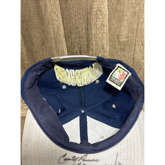 Vtg Goofy Georgetown Hat SnapbackCap Drew Pearson Signed - Picture 6 of 7
